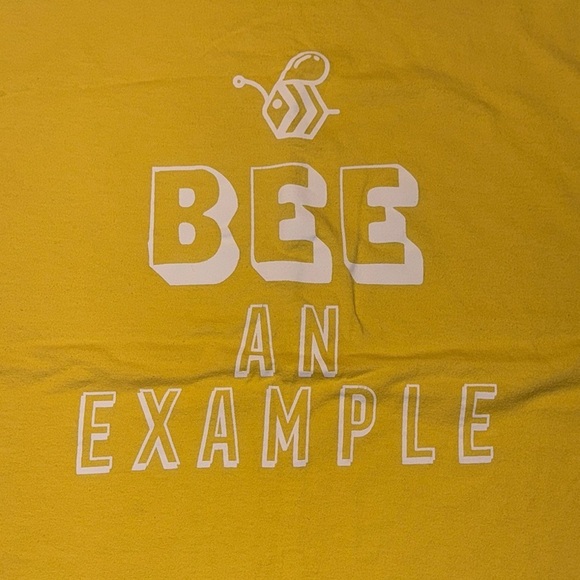 Yellow Graphic Tee - Bee An Example - Picture 5 of 6